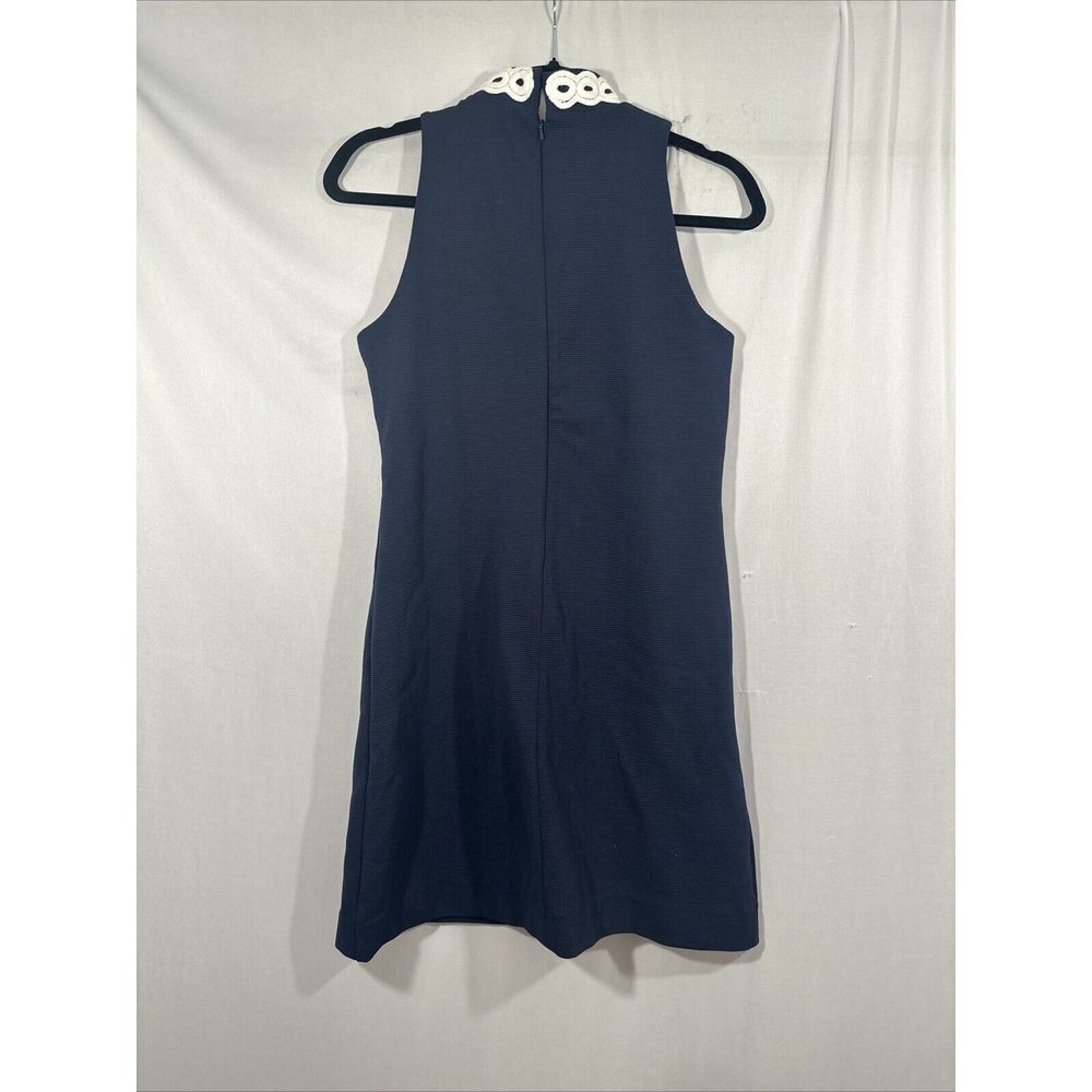 NWT Lilly Pulitzer [ Small] Callista Navy Lilly Lace Sleeveless Shift Dress 6304 - Picture 13 of 15